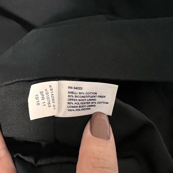 GAP Navy Blue and Short Trench Coat - Picture 6 of 6